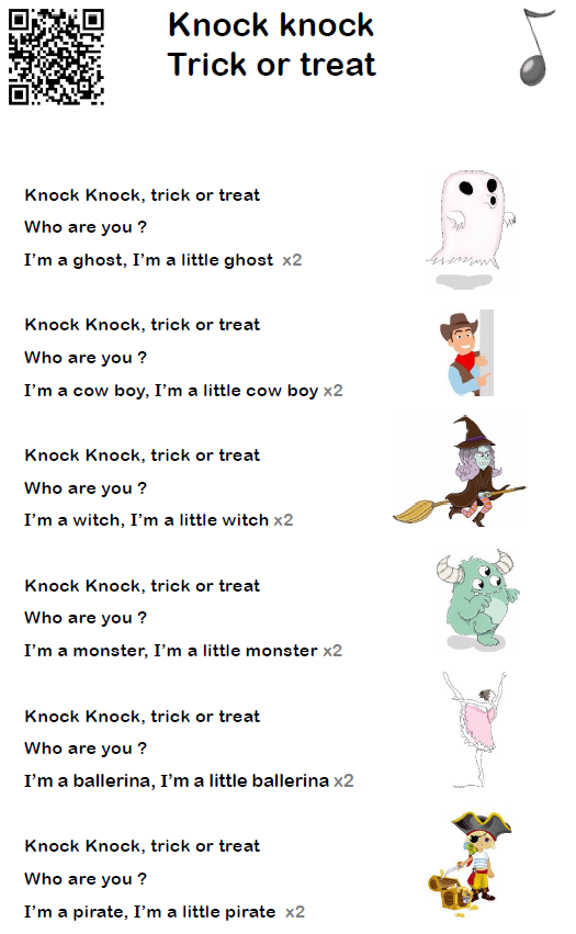 Knock Knock Trick Or Treat Part 2 Knock knock Trick or treat - Ecole primaire « Le Doris